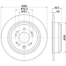 Jeu Disques Mintex MDC2165