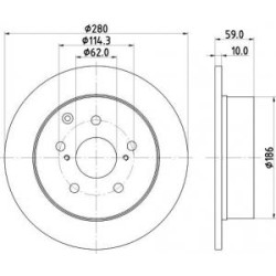 Jeu Disques Mintex MDC2029