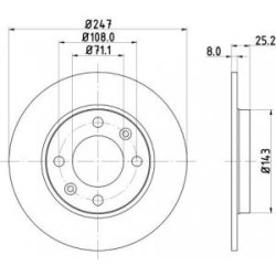 Jeu Disques Mintex MDC794C