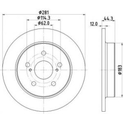 Jeu Disques Mintex MDC2912C