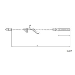 Cable de freins Cabor 10.5379