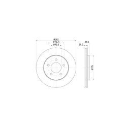 Lot de 2 Disque (x1) TEXTAR 92108700