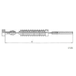 Cable de freins Cabor 17.141