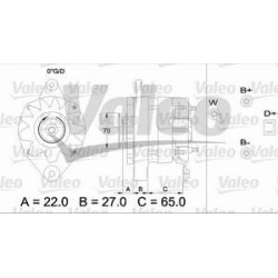 Alternateur Valeo 433462