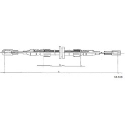 Cable de freins Cabor 10.810