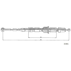 Cable de freins Cabor 10.811