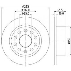 Jeu Disques Mintex MDC2891C