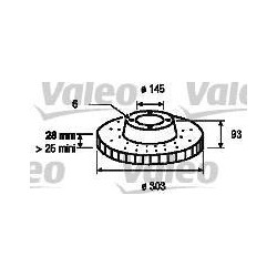 Lot de 2 Disque Valeo (x1)187146