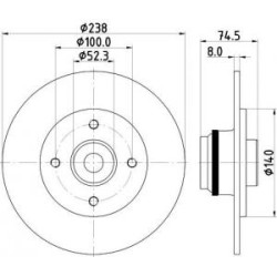 Disques+Rlt Mintex MDC1997