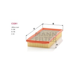 Filtre à air Mann C3261