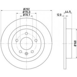 Jeu Disques Mintex MDC2134C