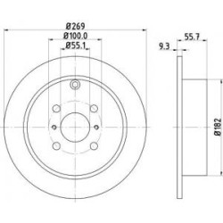 Jeu Disques Mintex MDC1655