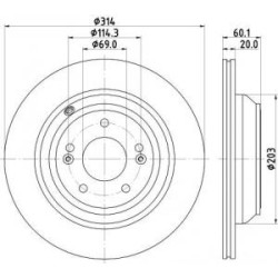 Jeu Disques Mintex MDC2675