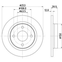 Jeu Disques Mintex MDC2812C