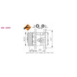 Compresseur NRF 32207