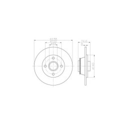 Lot de 2 Disque (x1) TEXTAR 92154103