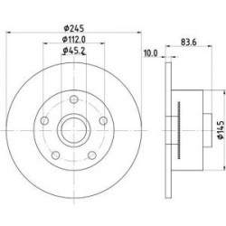 Disques+Rlt Mintex MDC2000