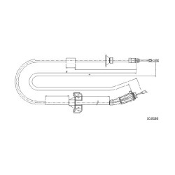 Cable de freins Cabor 10.8186