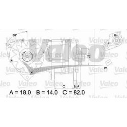 Alternateur Valeo 436303