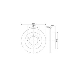 Lot de 2 Disque (x1) TEXTAR 92138500