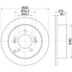 Jeu Disques Mintex MDC2125