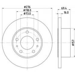 Disques+Rlt Mintex MDC1440