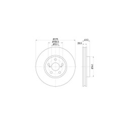 Lot de 2 Disque (x1) TEXTAR 92142003