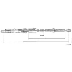 Cable divers Cabor 11.926