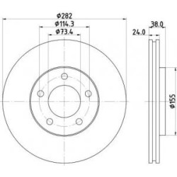 Jeu Disques Mintex MDC1270