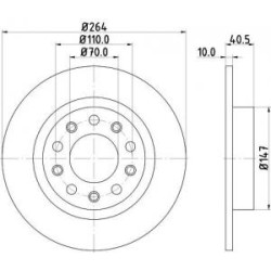 Jeu Disques Mintex MDC2279