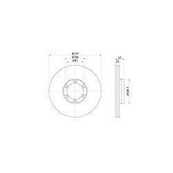 Lot de 2 Disque (x1) TEXTAR 92074600