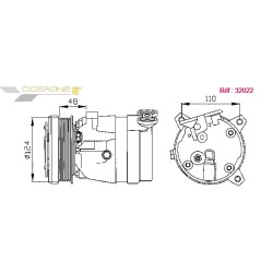 Compresseur NRF 32022