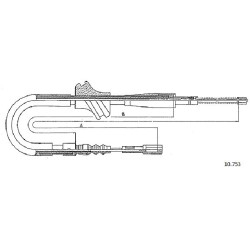 Cable de freins Cabor 10.753