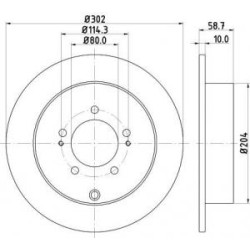 Jeu Disques Mintex MDC2041