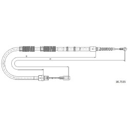 Cable de freins Cabor 10.7535