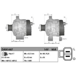 Alternateur Denso DAN1487