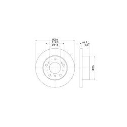 Lot de 2 Disque (x1) TEXTAR 92034400