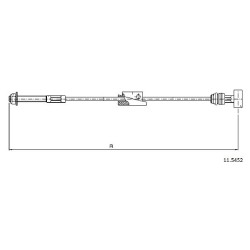 Cable de freins Cabor 11.5452