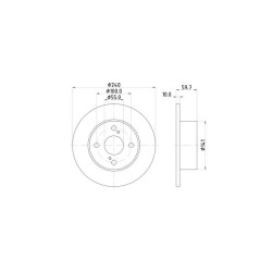 Lot de 2 Disque (x1) TEXTAR 92136000