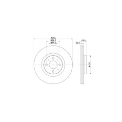 Lot de 2 Disque (x1) TEXTAR 92053503