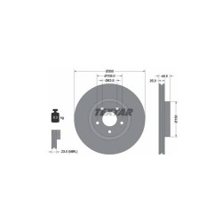 Lot de 2 Disque (x1) TEXTAR 92141305