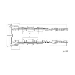 Cable de freins Cabor 11.5855