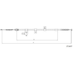 Cable de freins Cabor 17.1437