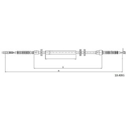 Cable de freins Cabor 10.4095