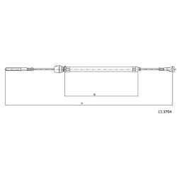 Cable de freins Cabor 12.3704