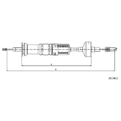 Cable divers Cabor 10.3412