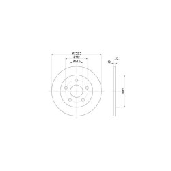 Lot de 2 Disque (x1) TEXTAR 92032400