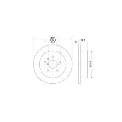 Lot de 2 Disque (x1) TEXTAR 92144203