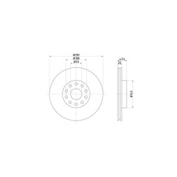 Lot de 2 Disque (x1) TEXTAR 92093800