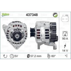 Alternateur Valeo 437348